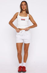 Club 14 Taylah Singlet Top White