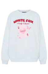 Lucky Thirteen Kalena Oversized Sweater Grey Marle