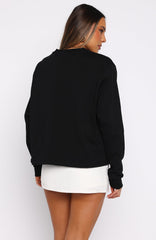 Staying Ahead Long Sleeve Tee Black